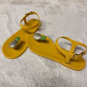 Katy Perry pineapple jelly sandals size 7